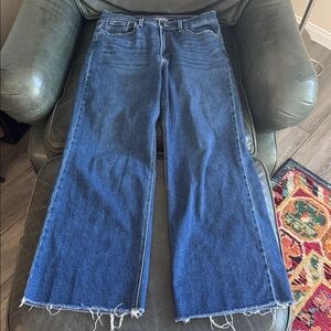 Just USA Denim Wide Leg Jeans, size 14